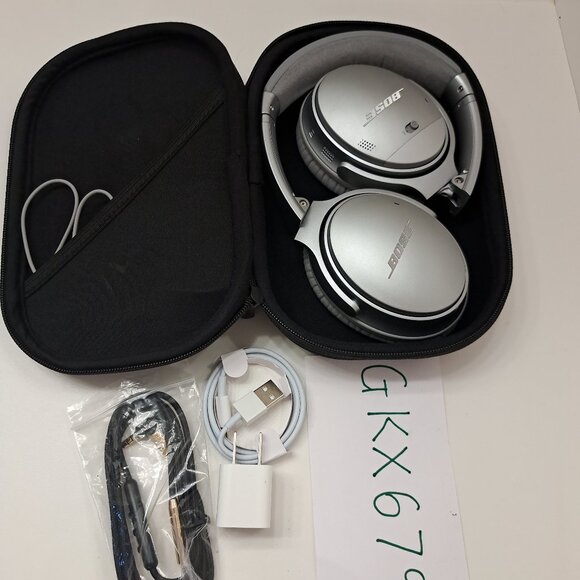Bose QuietComfort 35 I Noise Cancelling Headphone QC35 Bluetooth Wireless Silver - Picture 1 of 3